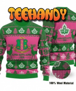 Alpha Kappa Alpha 1908 Sorority Inc Ugly Christmas Sweater, Ugly Sweater