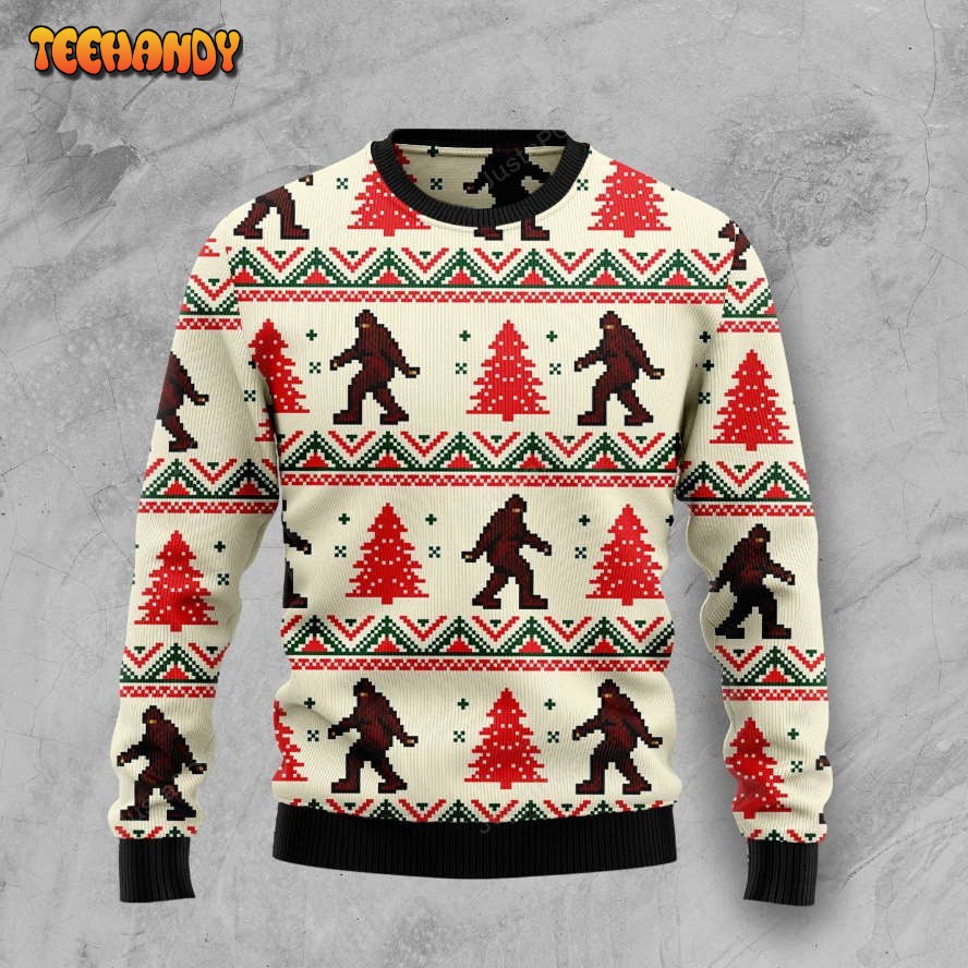 Amazing Bigfoot Ugly Christmas Sweater, Ugly Sweater, Christmas Sweaters