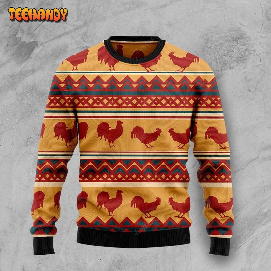 Amazing Chicken Ugly Christmas Sweater, Ugly Sweater, Christmas Sweaters