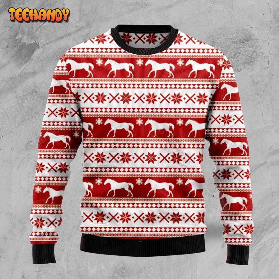 Amazing Horse Ugly Christmas Sweater, Ugly Sweater, Christmas Sweaters