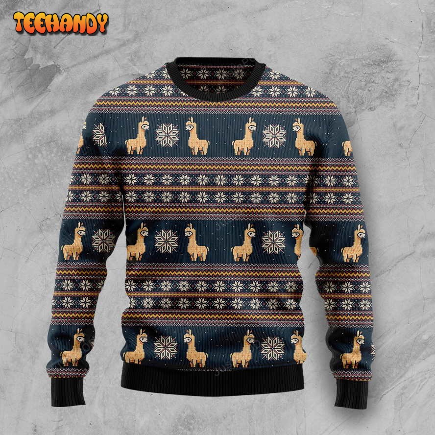 Amazing Llama Ugly Christmas Sweater, Ugly Sweater, Christmas Sweaters