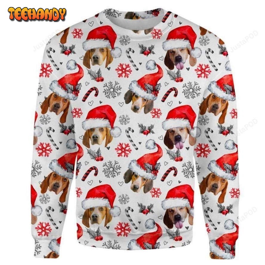 American English Coonhound Ugly Sweater, Ugly Sweater, Christmas Sweaters