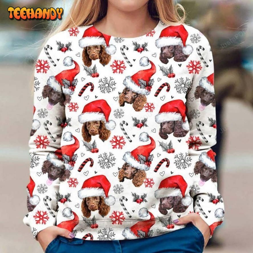 American Water Spaniel Ugly Sweater, Ugly Sweater, Christmas Sweaters