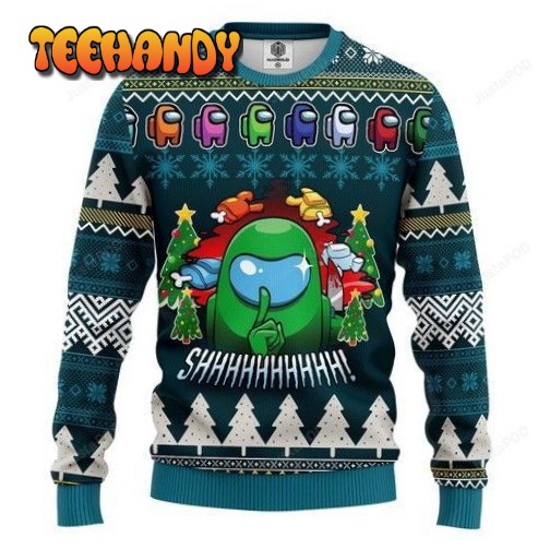 Among Us Impostor Ugly Christmas Sweater, All Over Print Sweatshirt