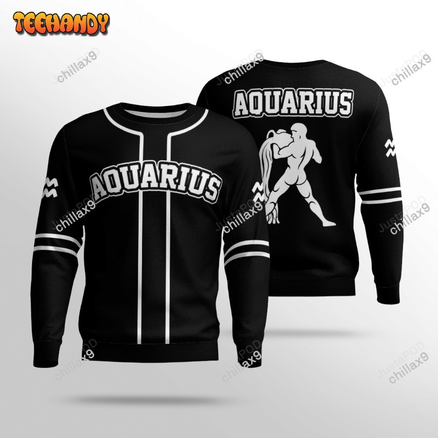 Aquarius – Beautiful Zodiac Ugly Christmas Sweater, All Over Print Sweatshirt