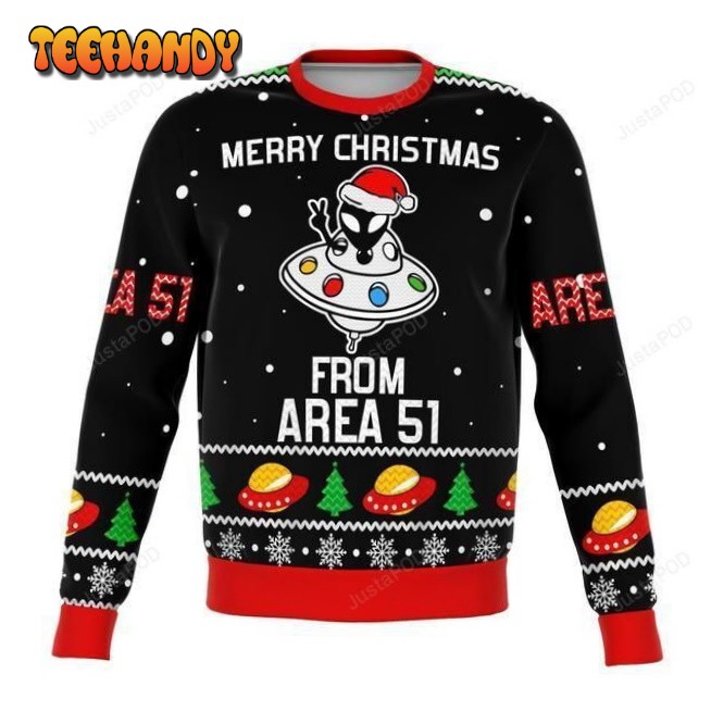 Area1 Aliens Ugly Christmas Sweater, Ugly Sweater, Christmas Sweaters