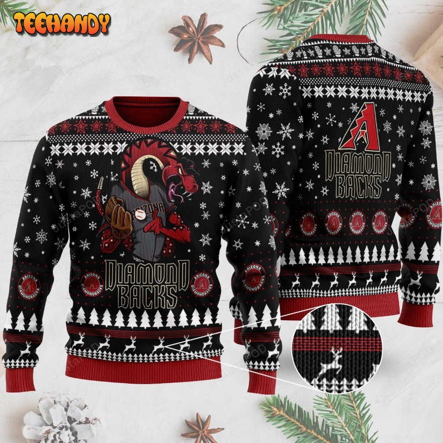 Arizona Diamondbacks Ugly Christmas Sweater, All Over Print Sweatshirt