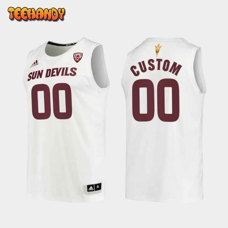 Arizona State Sun Devils Custom 2022-23 White Jersey