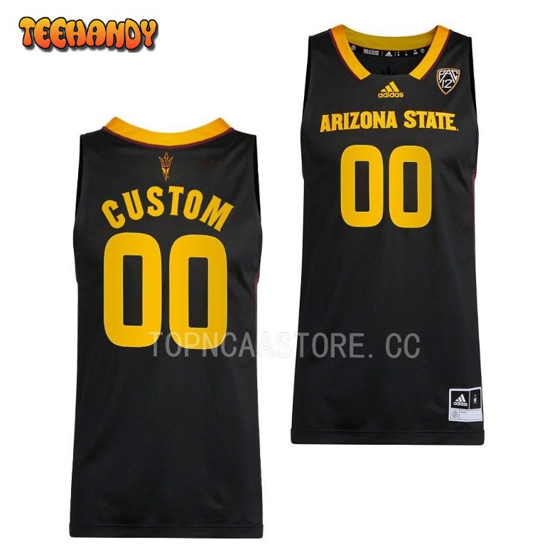 Arizona State Sun Devils Custom 2023 Black College Basketball Jersey