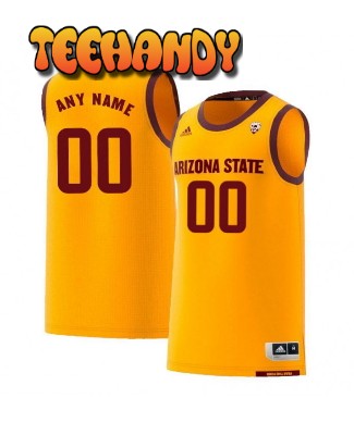 Arizona State Sun Devils Custom Yellow College Basketball Jersey