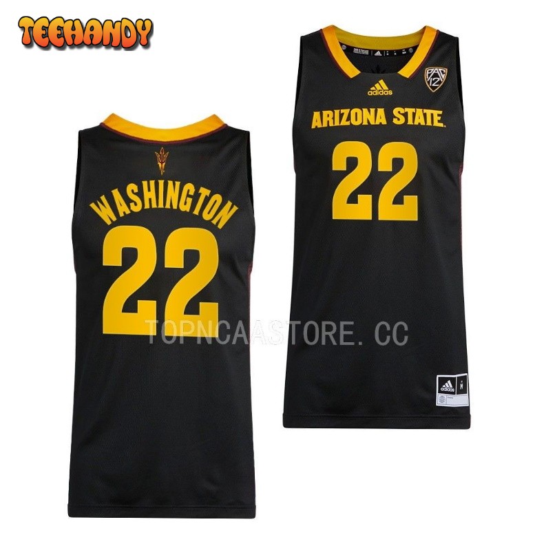Arizona State Sun Devils Warren Washington 2023 Black College Basketball Jersey