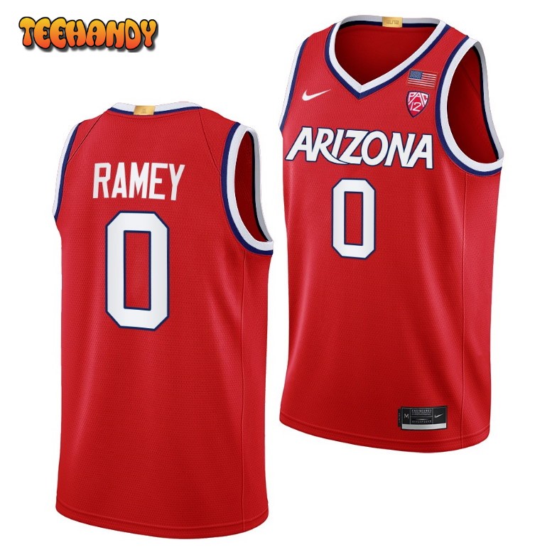 Arizona Wildcats Courtney Ramey 2023 Red College Basketball Jersey