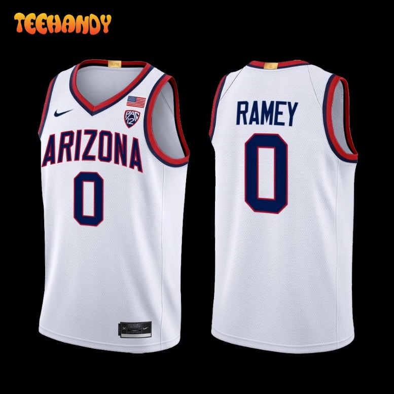 Arizona Wildcats Courtney Ramey White Limited Basketball Jersey