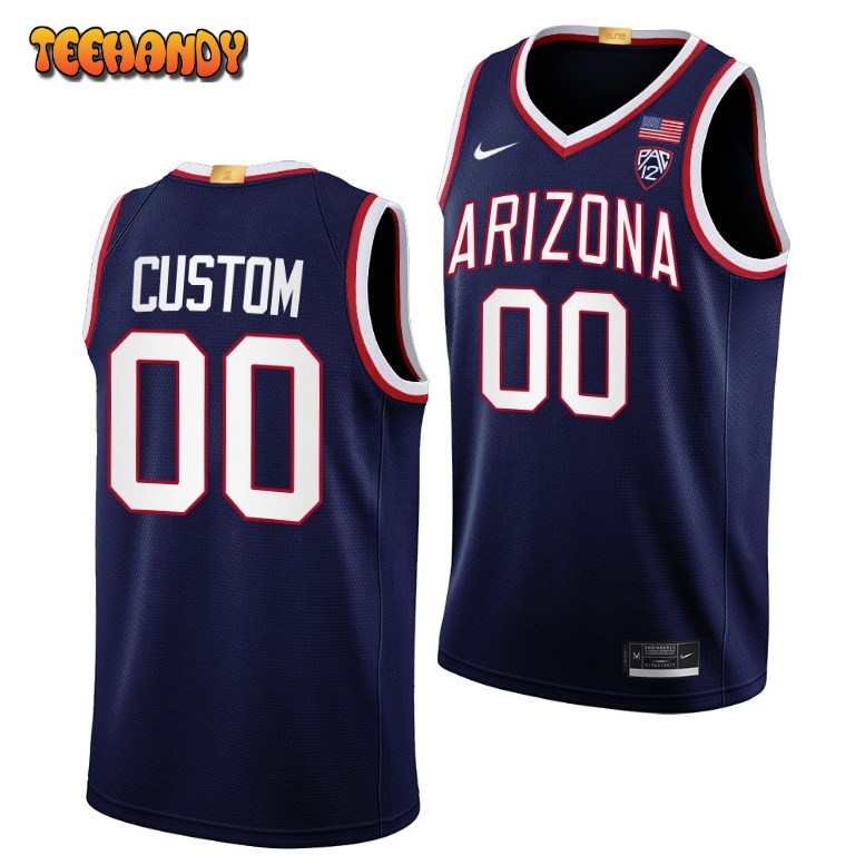 Arizona Wildcats Custom 2023 Navy Limited College Basketball Jersey