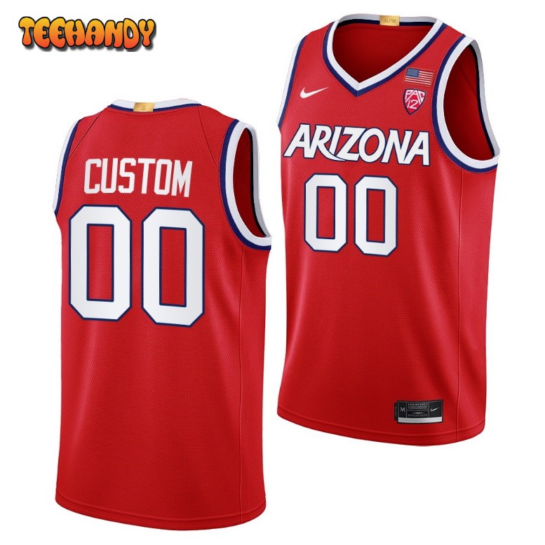 Arizona Wildcats Custom 2023 Red College Basketball Jersey