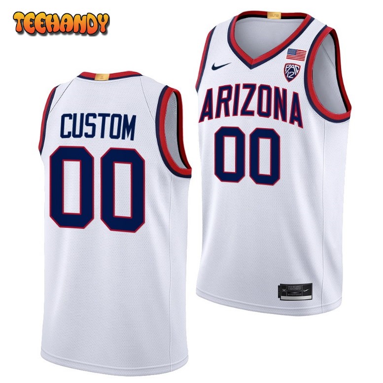 Arizona Wildcats Custom 2023 White Limited College Basketball Jersey