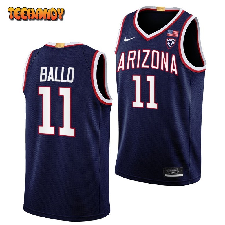 Arizona Wildcats Oumar Ballo 2023 Navy Limited College Basketball Jersey