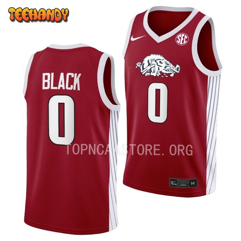 Arkansas Razorbacks Anthony Black 2023 Red College Basketball Jersey