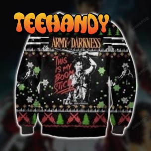 Army Of Darkness Ugly Christmas Sweater, All Over Print Sweatshirt, Ugly Sweater