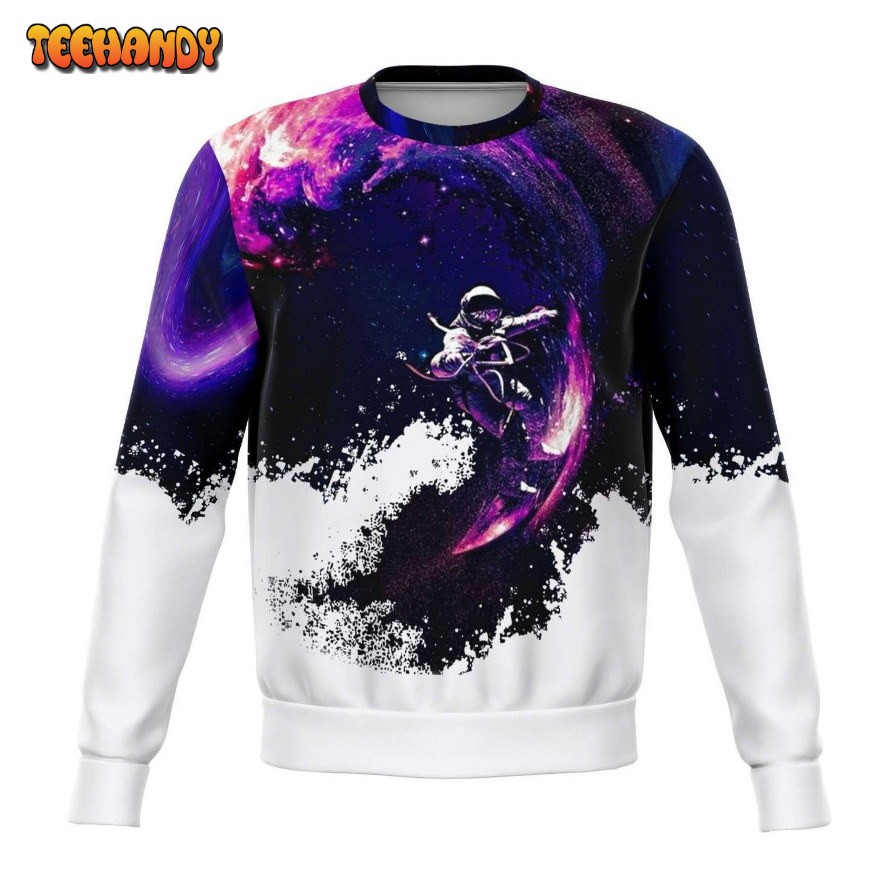 Astro Surf 3D Ugly Sweater, Ugly Sweater, Christmas Sweaters, Hoodie, Sweater