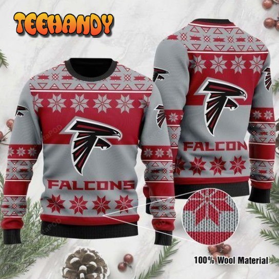 Atlanta Falcons Ugly Christmas Sweater, All Over Print Sweatshirt, Ugly Sweater