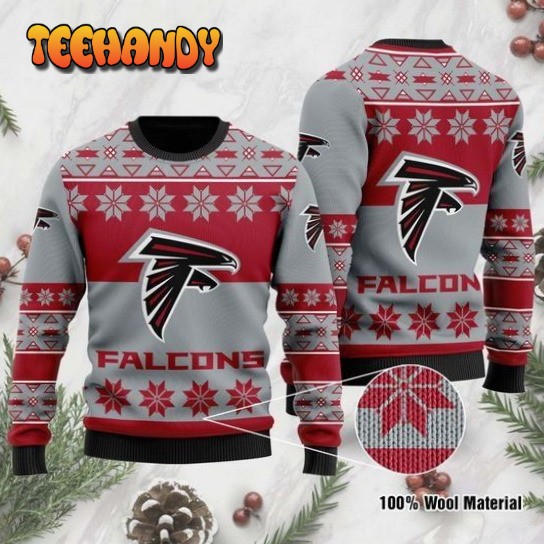 Atlanta Falcons Wool Christmas For Fans Ugly Christmas Sweater, Ugly Sweater