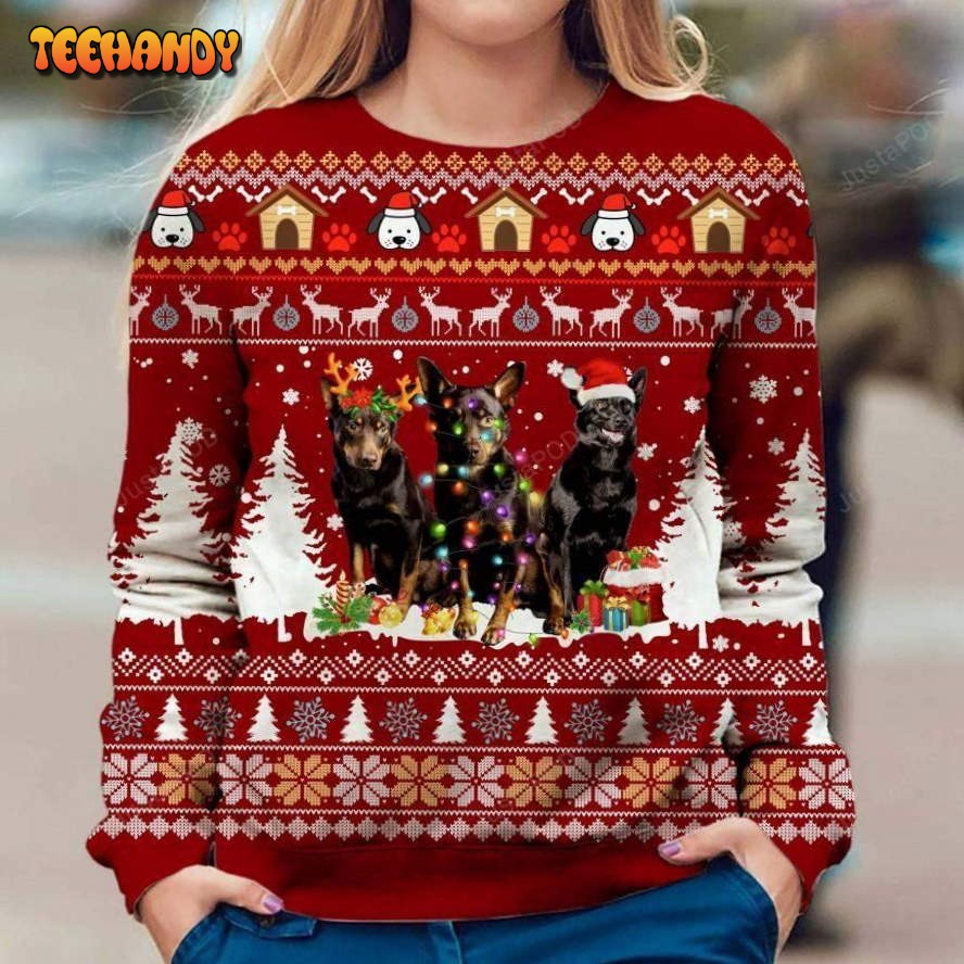 Australian Kelpie Ugly Sweater, Ugly Sweater, Christmas Sweaters