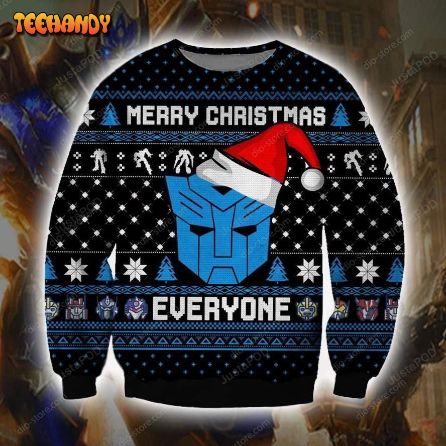 Autobot Ugly Sweater, Ugly Sweater, Christmas Sweaters, Hoodie, Sweater