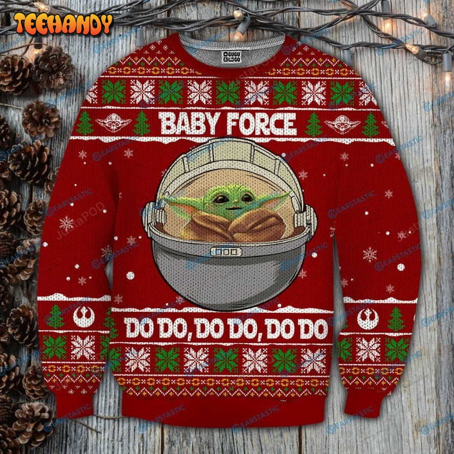 Baby Force Do Do Do Ugly Christmas Sweater, All Over Print Sweatshirt