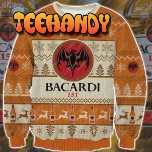 Bacardi Rum Ugly Christmas Sweater, All Over Print Sweatshirt, Ugly Sweater