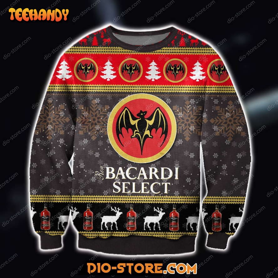 Bacardi Select Rum Wine For Unisex Ugly Christmas Sweater, Ugly Sweater