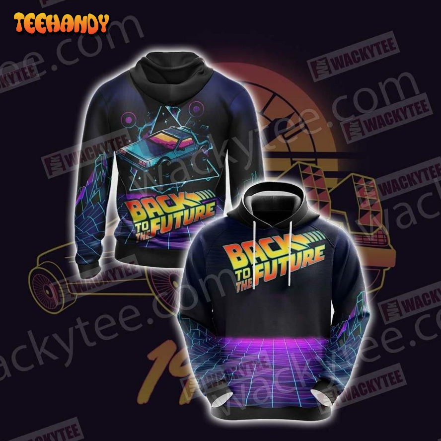 Back To The Future 3D Hoodie All Over Print Hoodie