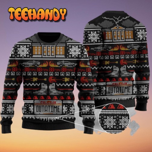 Back to the future Dutatime Ugly Sweater, Ugly Sweater, Christmas Sweaters