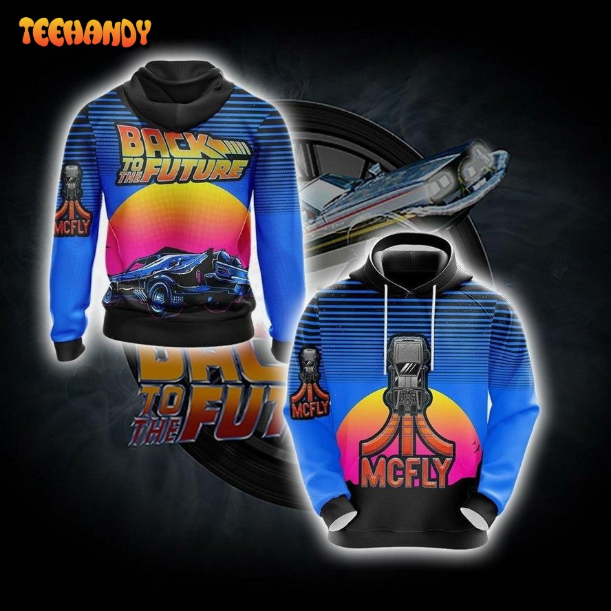 Back To The Future New Unisex 3D Hoodie All Over Print Hoodie