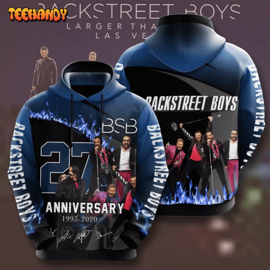 Backstreet Boys 27th Anniversary 3D Hoodie