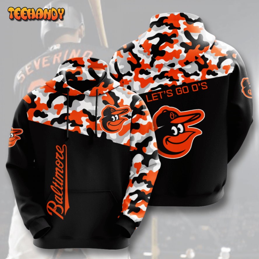 Baltimore Orioles 3D Hoodie