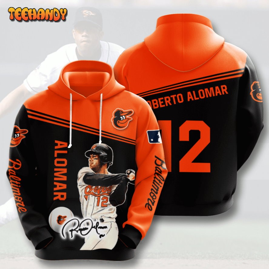 BALTIMORE ORIOLES Roberto Alomar 3D Hoodie For Men For Women