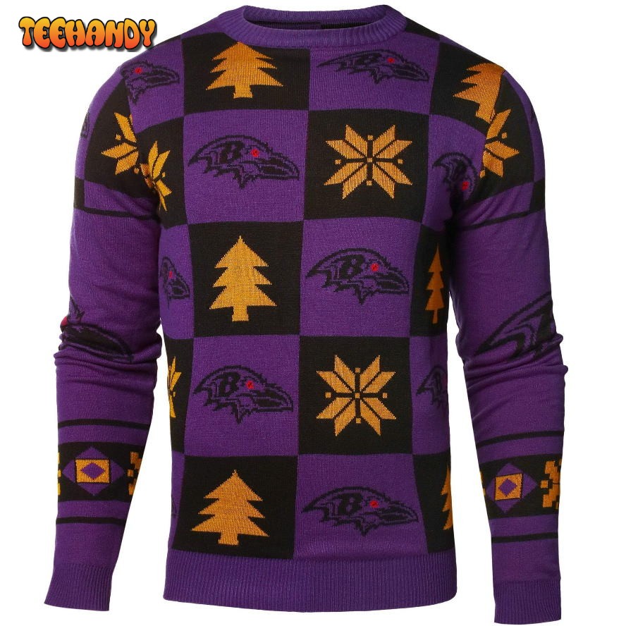 Baltimore Raven Forever Ugly Christmas Sweater, All Over Print Sweatshirt