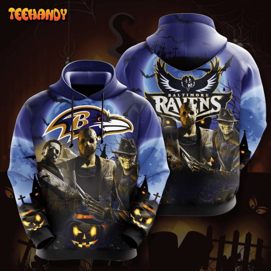 Baltimore Ravens 3D Hoodie