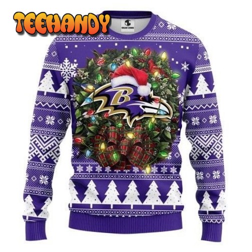 Baltimore Ravens Christmas Ugly For Fans Ugly Christmas Sweater