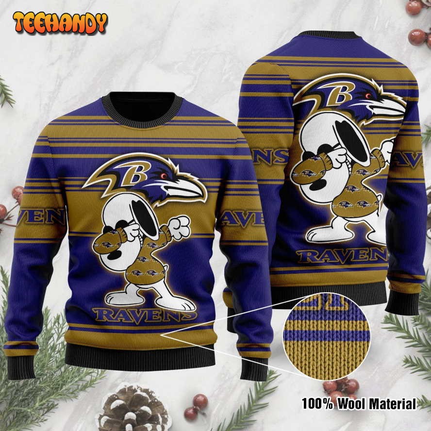 Baltimore Ravens D Full Printed Sweater Shirt For Football Fan NFL Jersey Ugly