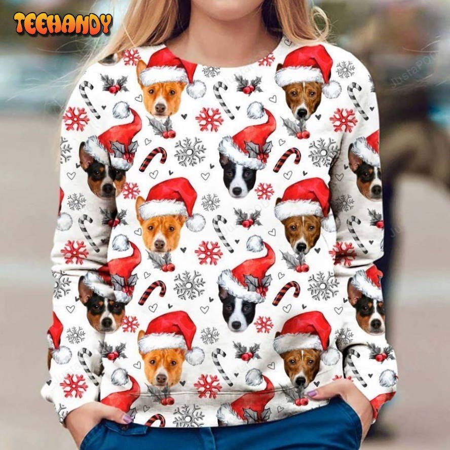 Basenji Dog Christmas Ugly Sweater, Ugly Sweater, Christmas Sweaters