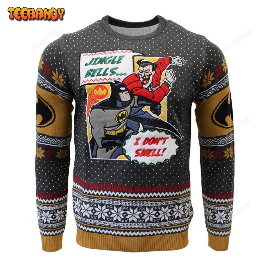 Batman Jingle Bells Knitted Uglyv Sweater, Ugly Sweater, Christmas Sweaters