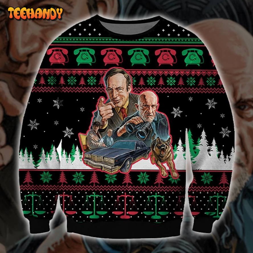 Battle Call Saul Ugly Christmas Sweater, All Over Print Sweatshirt, Ugly Sweater