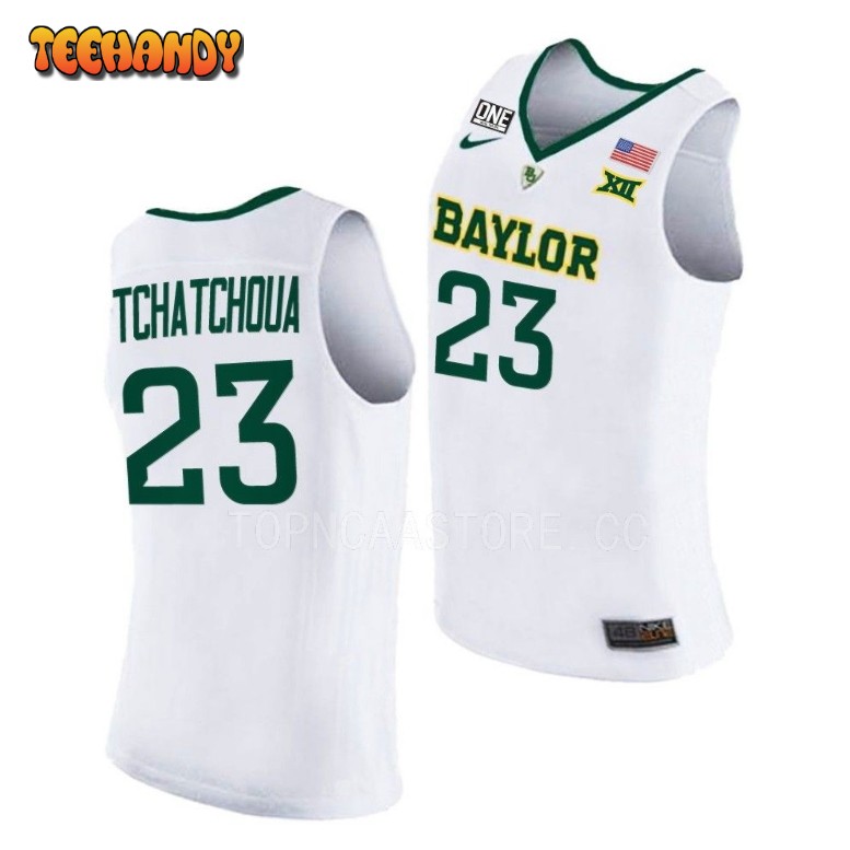 Baylor Bears Jonathan Tchamwa Tchatchoua White College Basketball Jersey