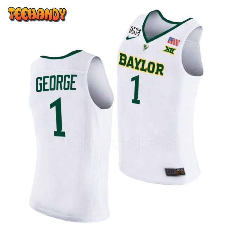 Baylor Bears Keyonte George White College Basketball Jersey