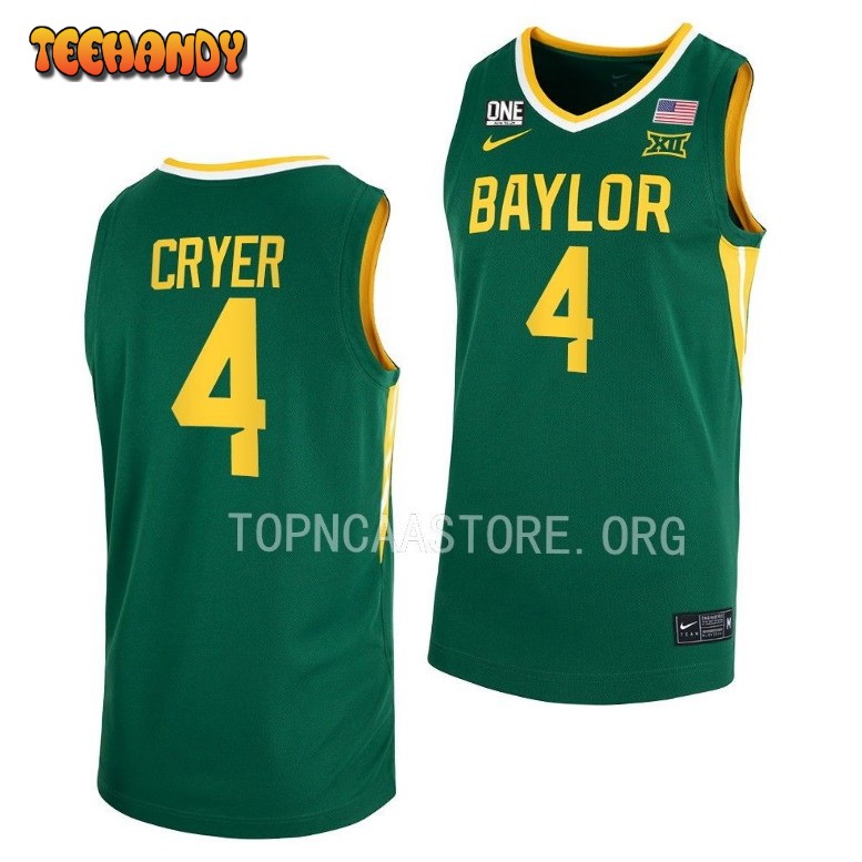 Baylor Bears #2 Green Basketball Jersey in 2023