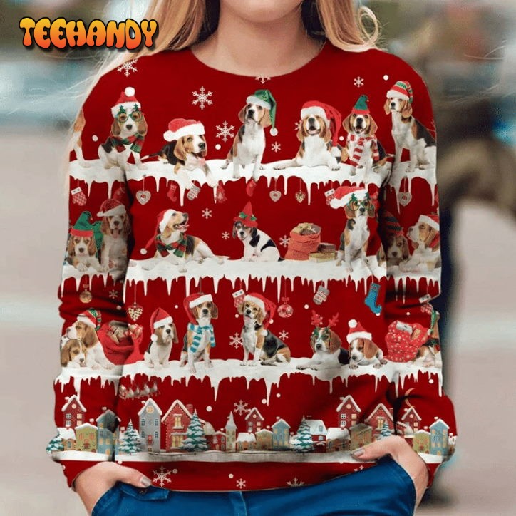 Beagle Christmas Ugly Sweater, Ugly Sweater, Christmas Sweaters