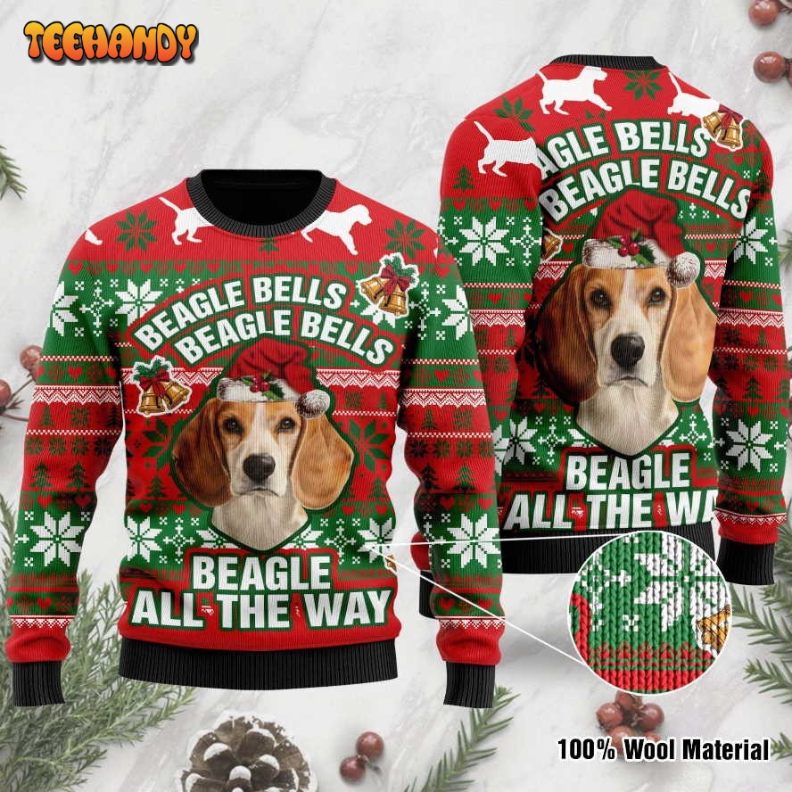 Beagle Xmas Ugly Christmas Sweater, Ugly Sweater, Christmas Sweaters