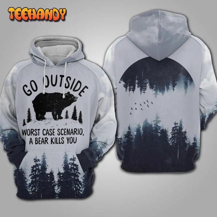 BEAR CAMPING 3D Hoodie For Men For Women All Over Printed Hoodie